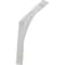 Ekena Millwork Morris Steel Bracket, White Primer 3"W x 20"D x 20"H BKTM03X20X20MOPWH - alternate 1
